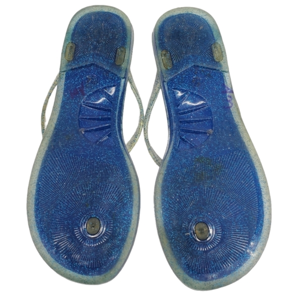 The University Of Kentucky Women's Flip Flops Plastic/Glitter Size 36 (US-5) - Picture 5 of 10